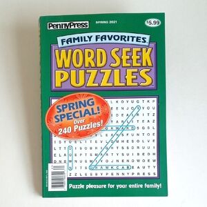 Penny Press Word Seek Puzzles Book (Over 240 Puzzles)